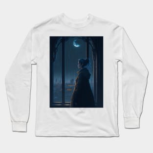 Night of Full Moon Long Sleeve T-Shirt